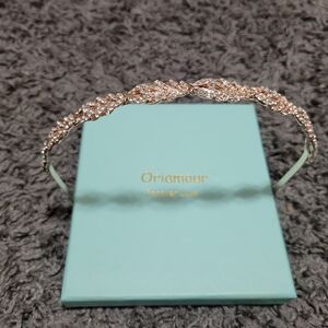 Sparkling Gold Crystal Hairband